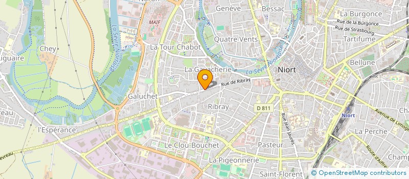 localisation de l'entreprise LA MAISON DES DUNES  NIORT