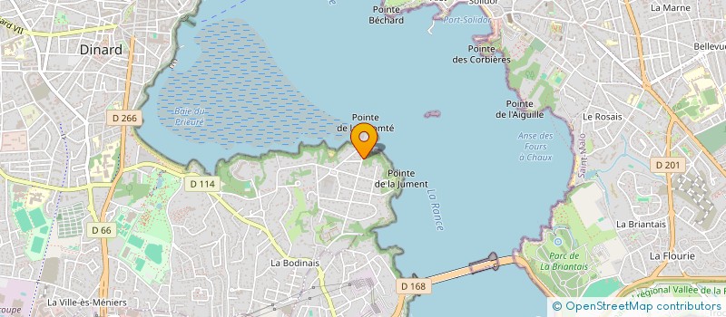 localisation de l'entreprise LA MAISON DES ECRIVAINES  DINARD