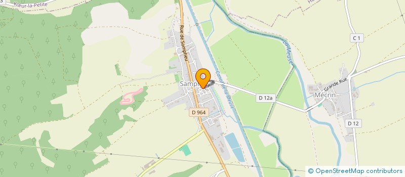 localisation de l'entreprise LA MAISON DES ECUYERS à SAMPIGNY
