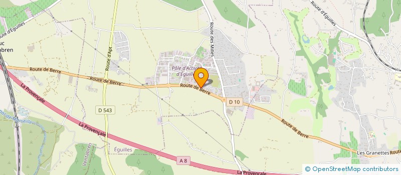 localisation de l'entreprise LA MAISON DES ENERGIES NOUVELLES  EGUILLES