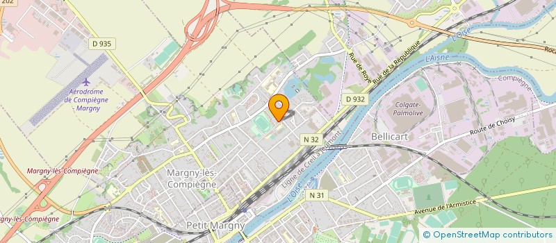localisation de l'entreprise LA MAISON DES ENFANTS à MARGNY-LES-COMPIEGNE