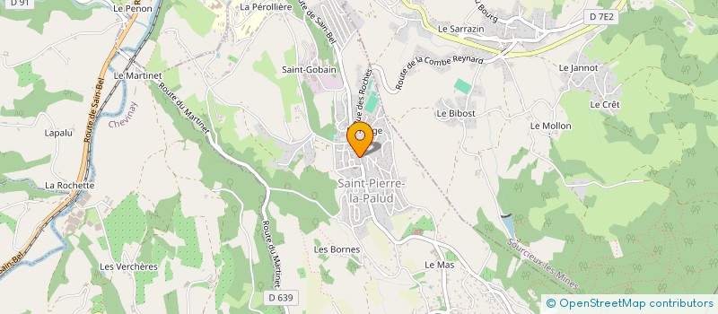localisation de l'entreprise LA MAISON DES ENFANTS à SAINT-PIERRE-LA-PALUD