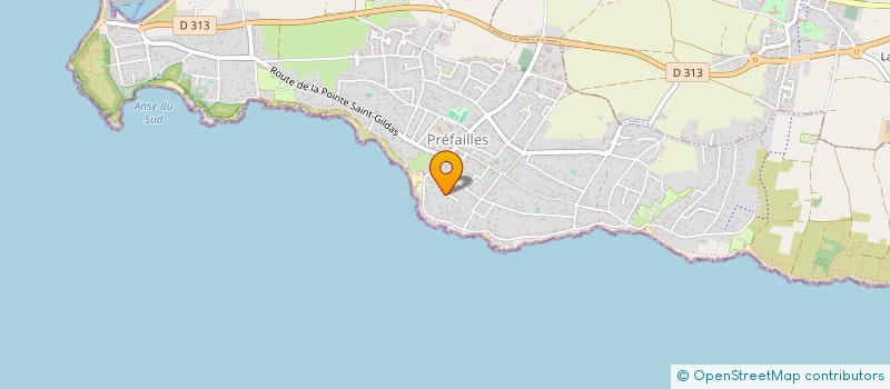 localisation de l'entreprise LA MAISON DES ENFANTS  PREFAILLES