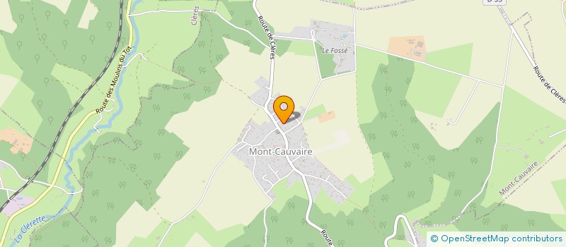 localisation de l'entreprise LA MAISON DES ENFANTS  MONT-CAUVAIRE