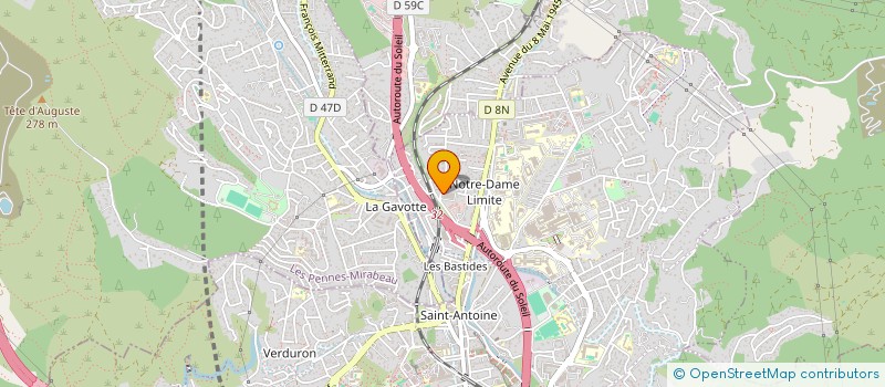localisation de l'entreprise LA MAISON DES ENFANTS à MARSEILLE