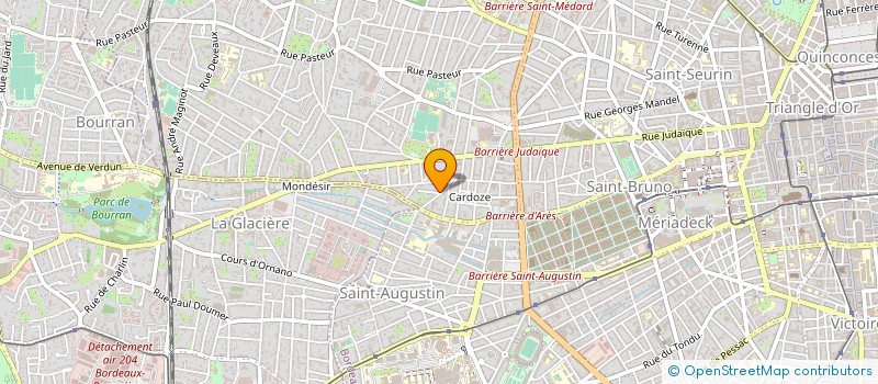 localisation de l'entreprise LA MAISON DES ENFANTS DITE SO à BORDEAUX