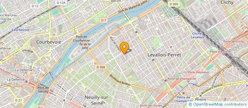localisation de l'entreprise LA MAISON DES EPICURIEUX à LEVALLOIS-PERRET