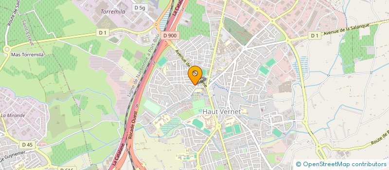 localisation de l'entreprise LA MAISON DES ETOILES à PERPIGNAN