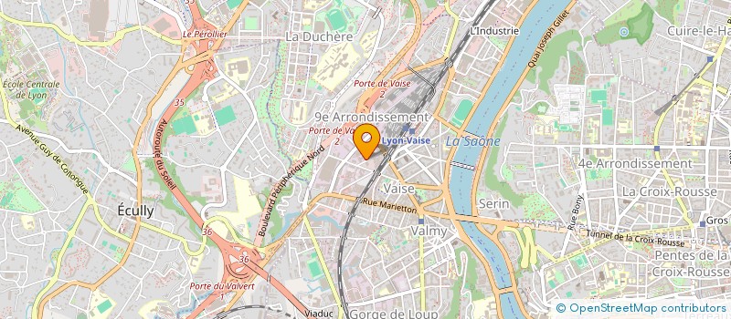 localisation de l'entreprise LA MAISON DES FACADIERS  LYON