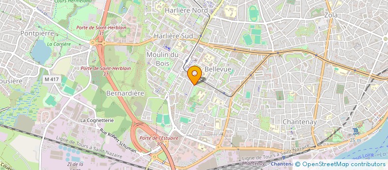 localisation de l'entreprise LA MAISON DES FAMILLES à NANTES