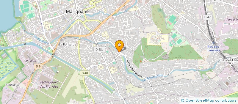 localisation de l'entreprise LA MAISON DES FANTASTYPIQUES à MARIGNANE