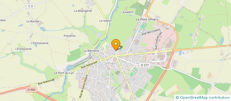 localisation de l'entreprise LA MAISON DES FEES à LYS-HAUT-LAYON
