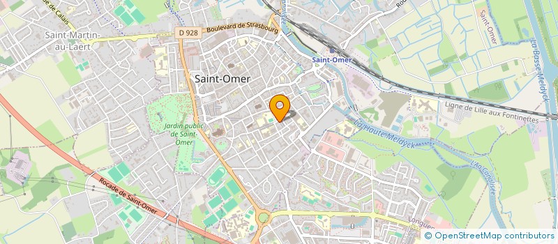 localisation de l'entreprise LA MAISON DES FEES  SAINT-OMER