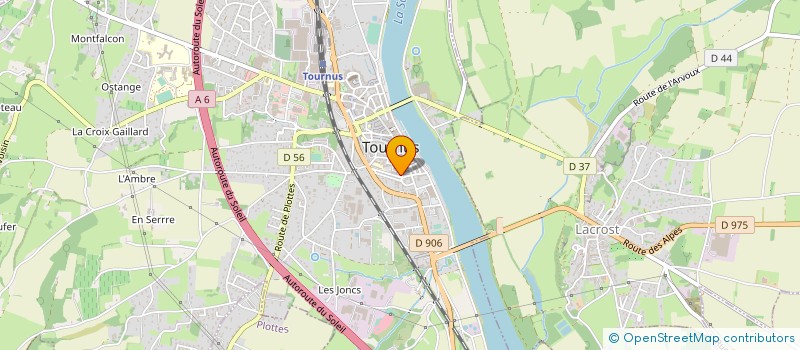 localisation de l'entreprise LA MAISON DES FEMMES  TOURNUS