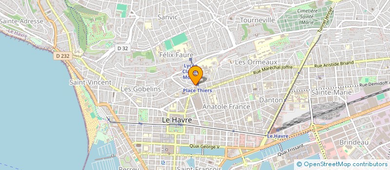 localisation de l'entreprise LA MAISON DES FEMMES DU HAVRE  LE HAVRE