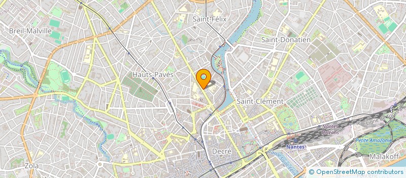localisation de l'entreprise LA MAISON DES FEMMES ET DES ENFANTS à NANTES