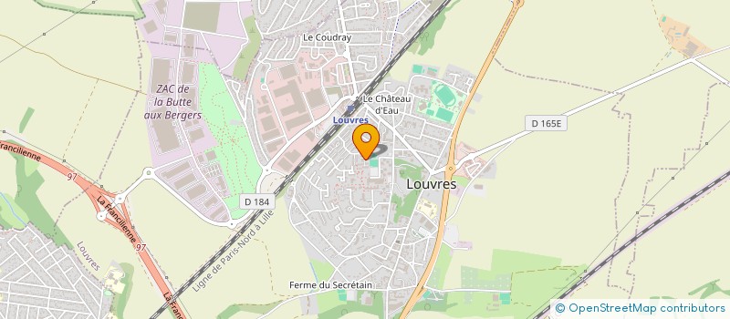 localisation de l'entreprise LA MAISON DES FLEURS  LOUVRES