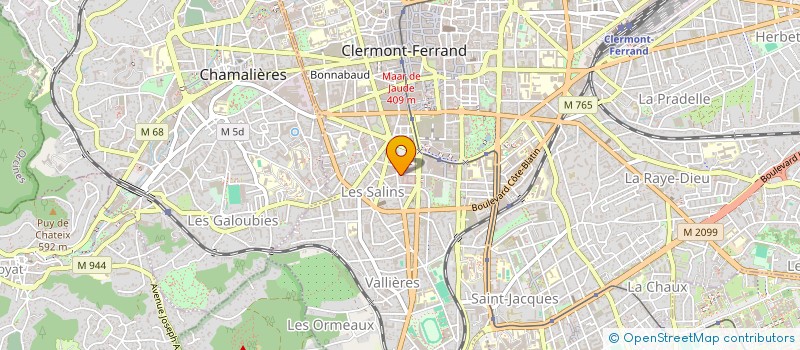 localisation de l'entreprise LA MAISON DES FORMATEURS ET FORMATRICES  CLERMONT-FERRAND