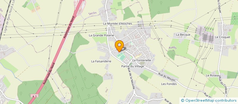 localisation de l'entreprise LA MAISON DES GIRAFONS  ATTICHES