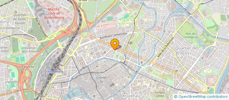 localisation de l'entreprise LA MAISON DES GLACES K à STRASBOURG