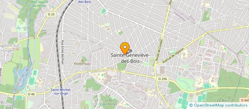 localisation de l'entreprise LA MAISON DES GOURMANDISES à SAINTE-GENEVIEVE-DES-BOIS