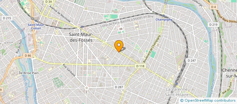 localisation de l'entreprise LA MAISON DES GOURMANDISES à SAINT-MAUR-DES-FOSSES
