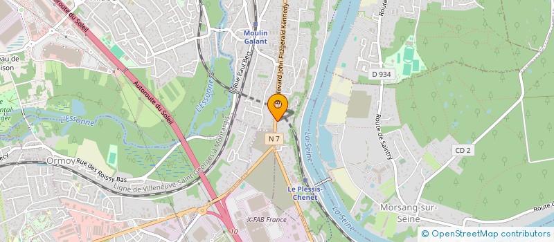localisation de l'entreprise LA MAISON DES GOURMANDS à CORBEIL-ESSONNES