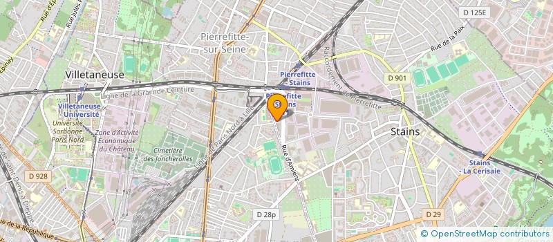 localisation de l'entreprise LA MAISON DES GRANDS CRUS à STAINS