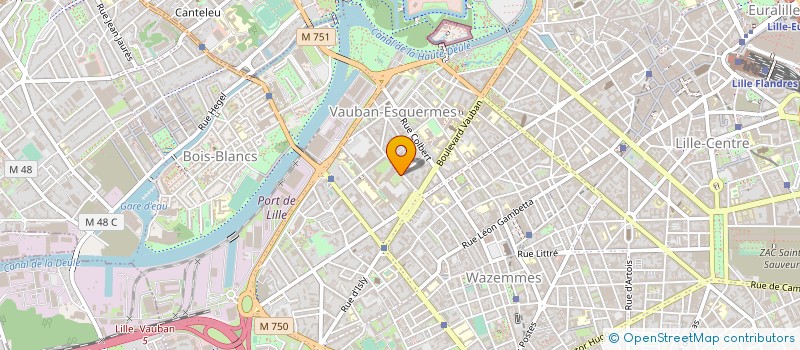 localisation de l'entreprise LA MAISON DES ICAMS PARIS-SENART à LILLE