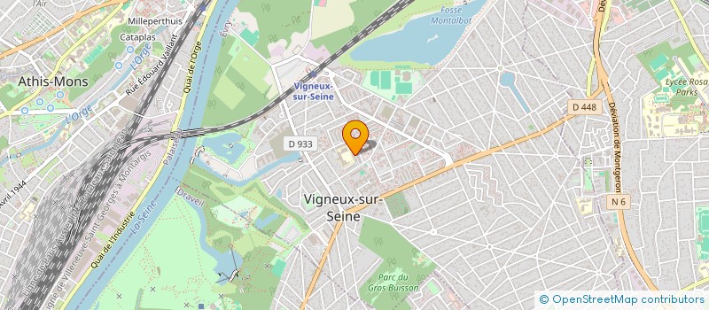 localisation de l'entreprise LA MAISON DES ILES à VIGNEUX-SUR-SEINE