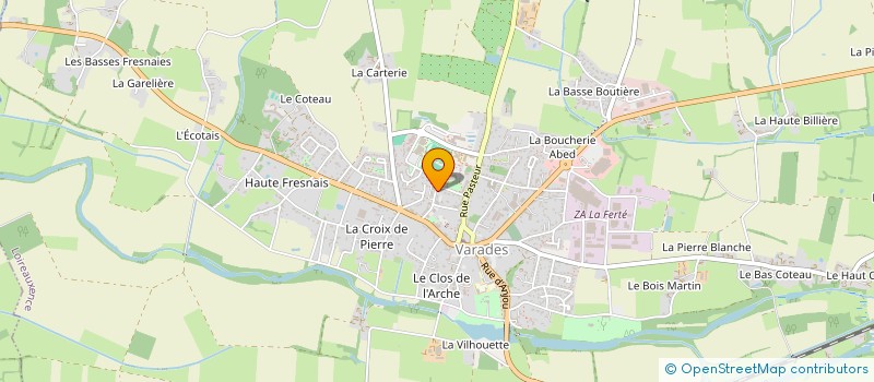 localisation de l'entreprise LA MAISON DES INITIATIVES DE L'EMPLOI ET DES SOLIDARITES  LOIREAUXENCE