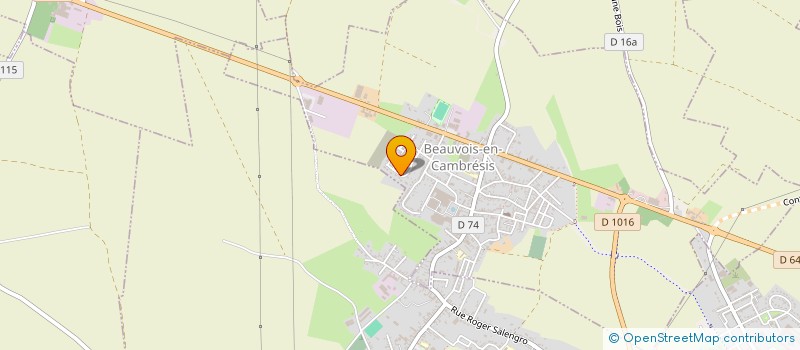 localisation de l'entreprise LA MAISON DES JEUNES à BEAUVOIS-EN-CAMBRESIS