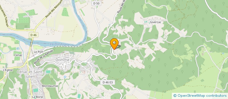 localisation de l'entreprise LA MAISON DES JUMELLES à DOMME