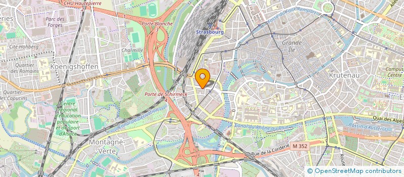 localisation de l'entreprise LA MAISON DES KURDES D'ALSACE à STRASBOURG