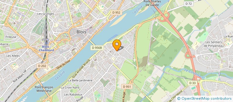 localisation de l'entreprise LA MAISON DES LIBELL'LUNE  BLOIS