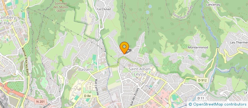 localisation de l'entreprise LA MAISON DES LIBELLULES  SAINT-ALBAN-LEYSSE
