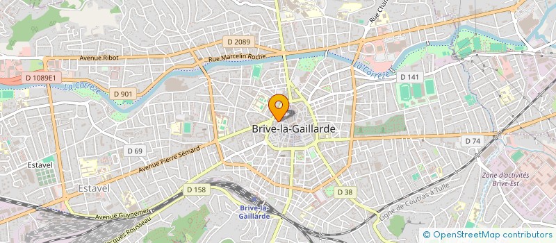 localisation de l'entreprise LA MAISON DES LINGOTINS à BRIVE-LA-GAILLARDE