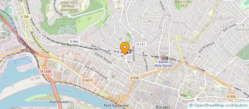 localisation de l'entreprise LA MAISON DES LOISIRS LOUIS THUBEUF à ROUEN