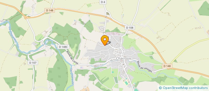 localisation de l'entreprise LA MAISON DES LUBIS  CHARROUX