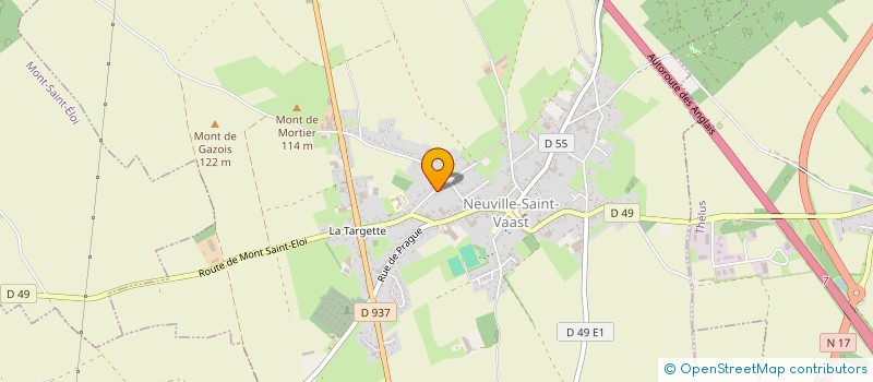 localisation de l'entreprise LA MAISON DES LUTINS à NEUVILLE-ST-VAAST