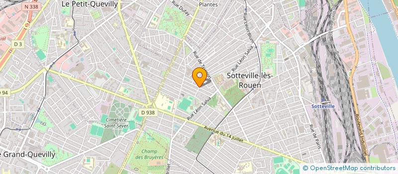 localisation de l'entreprise LA MAISON DES LUTINS à SOTTEVILLE-LES-ROUEN