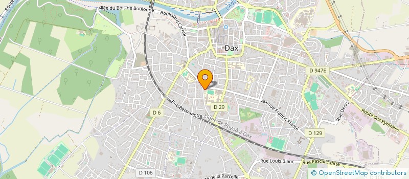 localisation de l'entreprise LA MAISON DES LYCEENS DU LYCEE BORDA à DAX