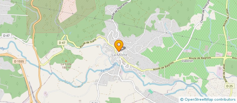 localisation de l'entreprise LA MAISON DES METIERS  LA MOTTE