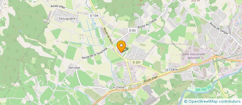 localisation de l'entreprise LA MAISON DES METIERS DU PATRIMOINE  GARGAS