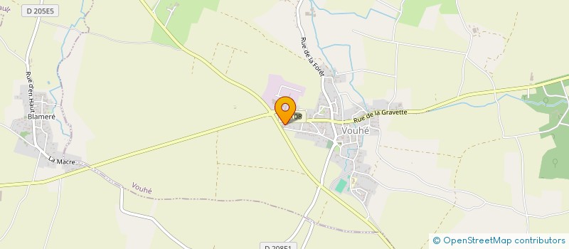 localisation de l'entreprise LA MAISON DES MIELS APICULTEURS  VOUHE