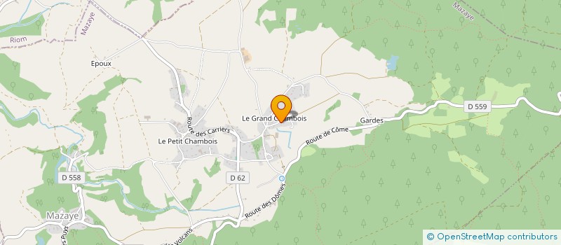 localisation de l'entreprise LA MAISON DES OISEAUX à MAZAYE