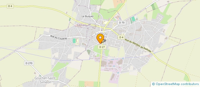 localisation de l'entreprise LA MAISON DES P'TITS BIDONS  LUNERAY