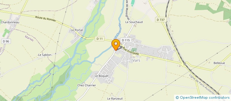 localisation de l'entreprise LA MAISON DES P'TITS MOUNS à VARS