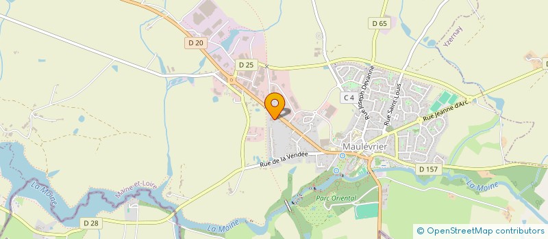 localisation de l'entreprise LA MAISON DES PAINS à MAULEVRIER