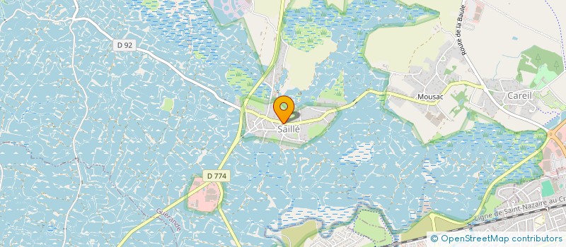 localisation de l'entreprise LA MAISON DES PALUDIERS à GUERANDE